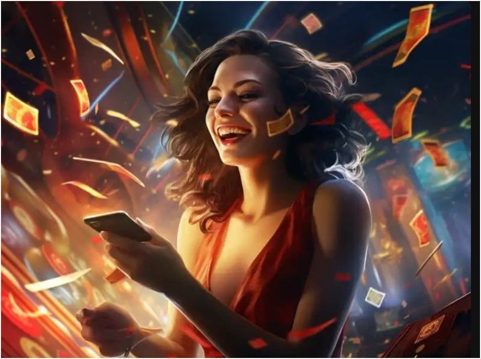 Pengguna membaca kode promo lewat ponsel